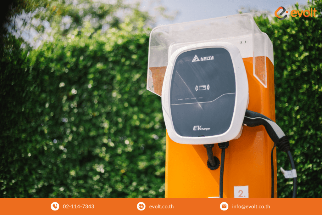 รูปแบบและวิธีการชาร์จรถไฟฟ้าของ Evolt