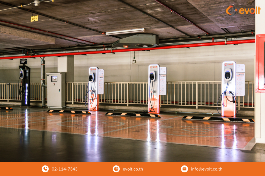 พื้นที่สำหรับติดตั้ง EV Charger