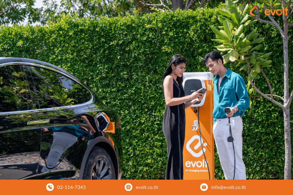 บริการติดตั้งสถานีชาร์จรถไฟฟ้า Evolt Technology