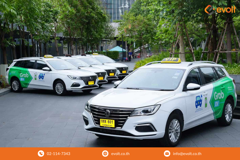 บริการเช่ารถแท็กซี่ไฟฟ้า หรือ เช่ารถขับ Grab EV