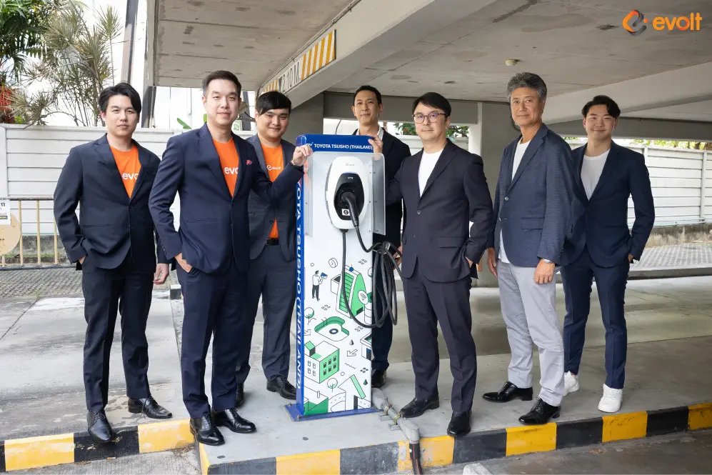 Toyota Tsusho (Thailand)'s EV charger.