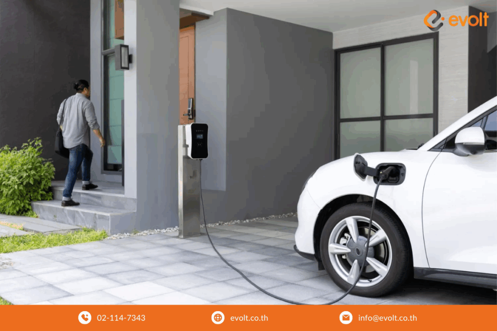 เลือกที่ชาร์จรถยนต์ไฟฟ้าที่บ้าน EV Wall Charger)