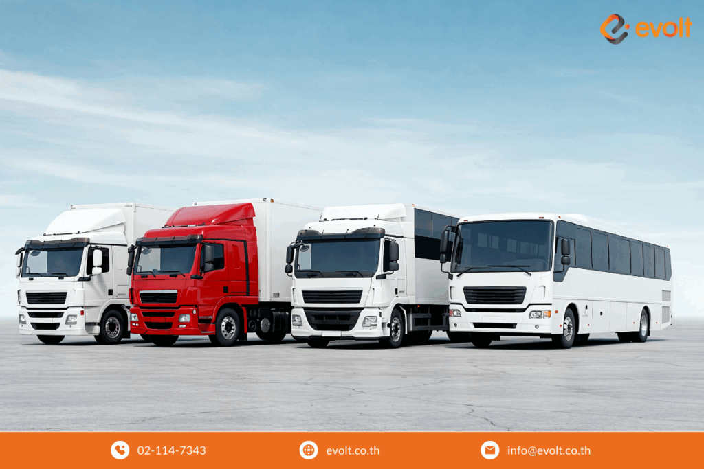 การใช้รถบรรทุกไฟฟ้า และรถ EV Fleet