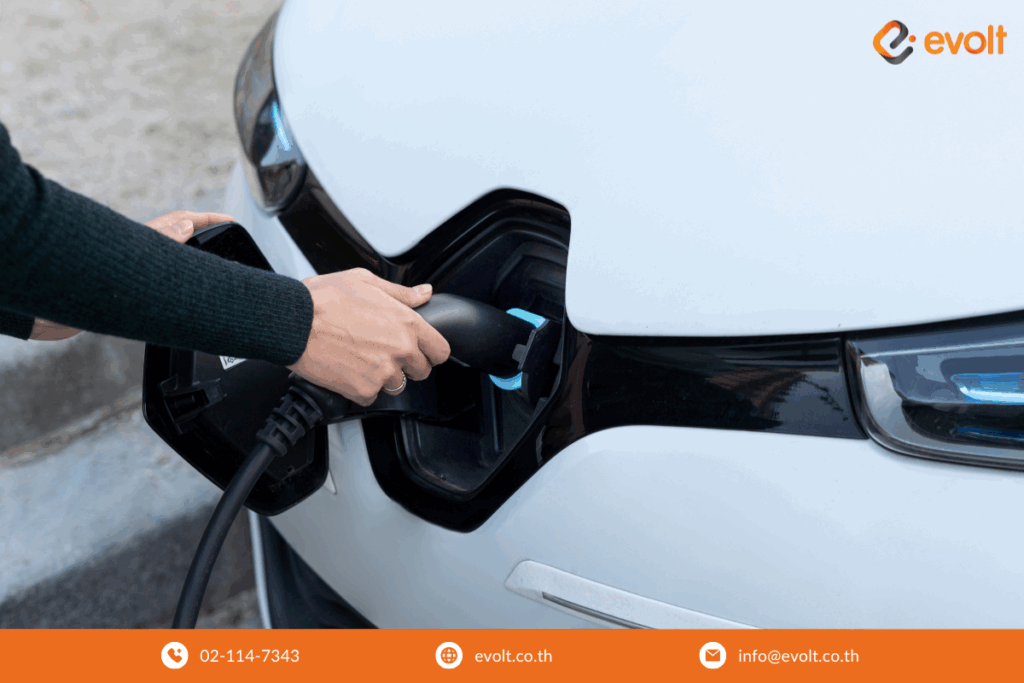 คำถามเกี่ยวกับรถยนต์ไฟฟ้า รถ EV ใช้เวลาชาร์จกี่ชั่วโมง