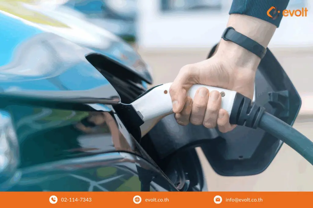 สูตรคำนวณหาค่าไฟรถ EV ต่อกิโลเมตร