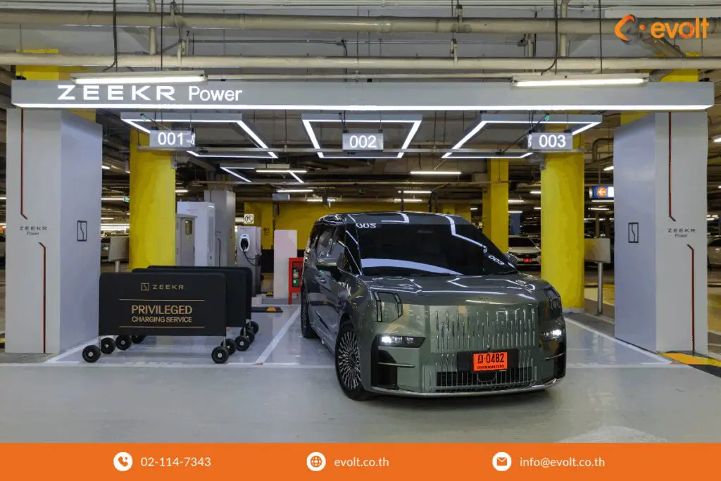 โครงสร้างพื้นฐานที่ดี ด้วยความร่วมมือจาก Evolt กับ Zeekr