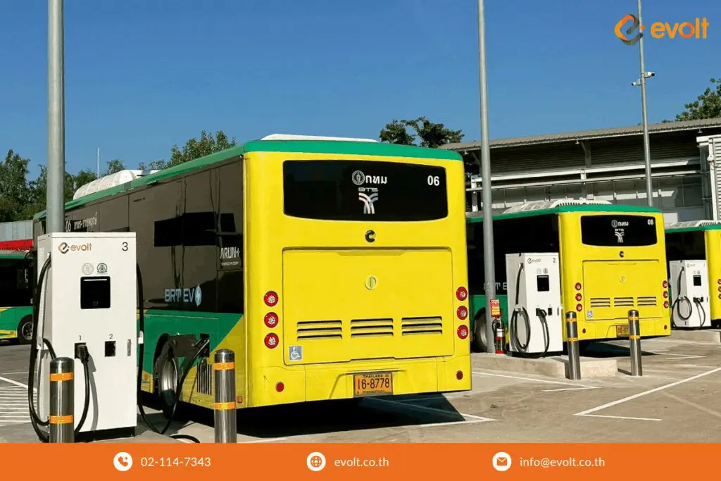 สถานีชาร์จฟลีท EV CaaS สำหรับยานยนต์เพื่อการพาณิชย์