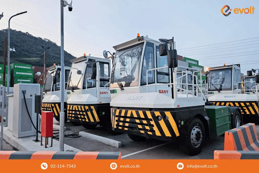 การติดตั้งสถานีชาร์จฟลีท EV CaaS จากทาง Evolt