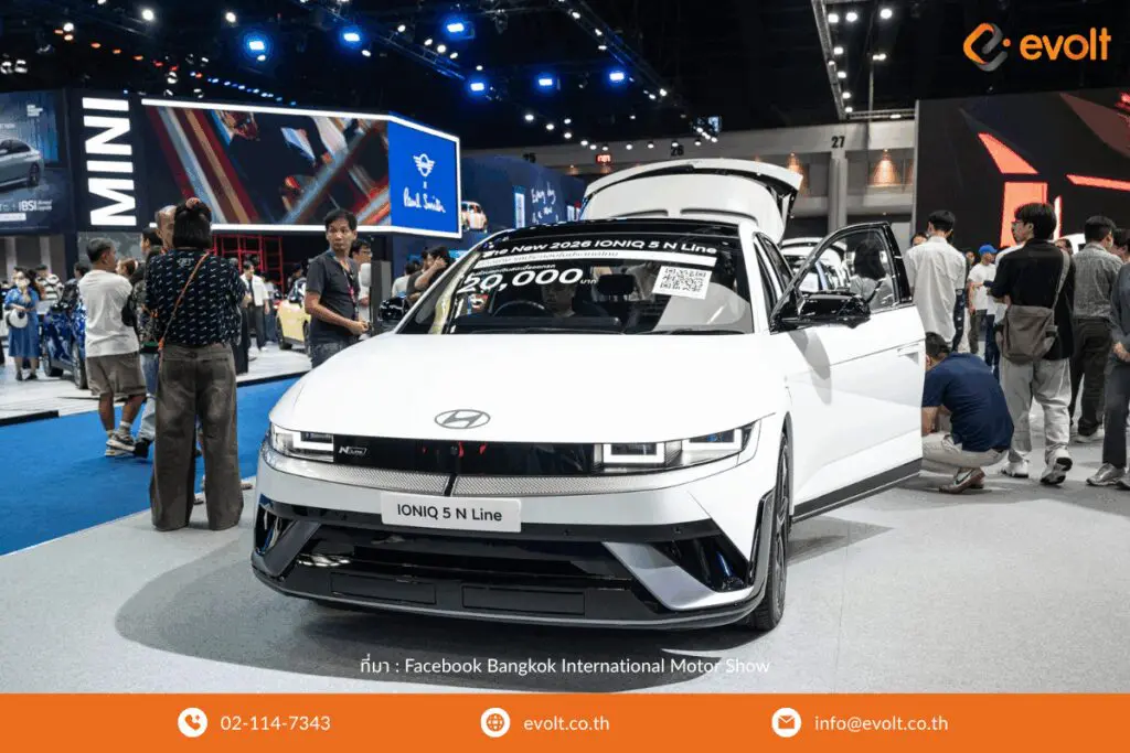 รถยนต์ไฟฟ้าเปิดตัวใหม่ในงาน Motor Show 2026
