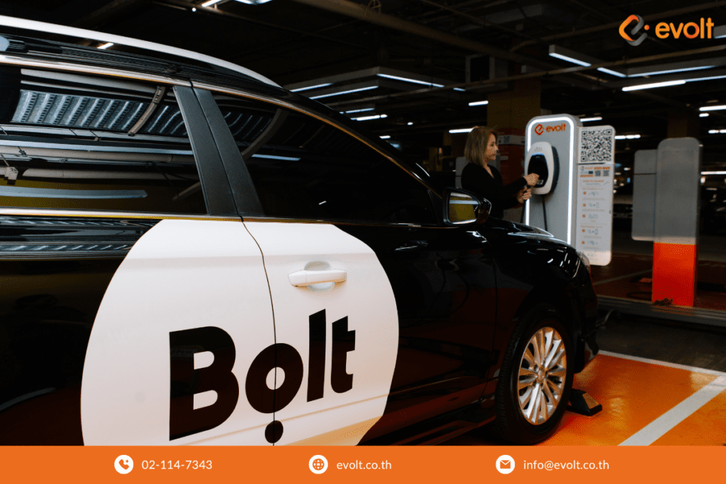 Evolt ผนึกกำลัง Bolt สนับสนุนไรเดอร์ที่ขับรถ EV ด้วยลดค่าชาร์จ