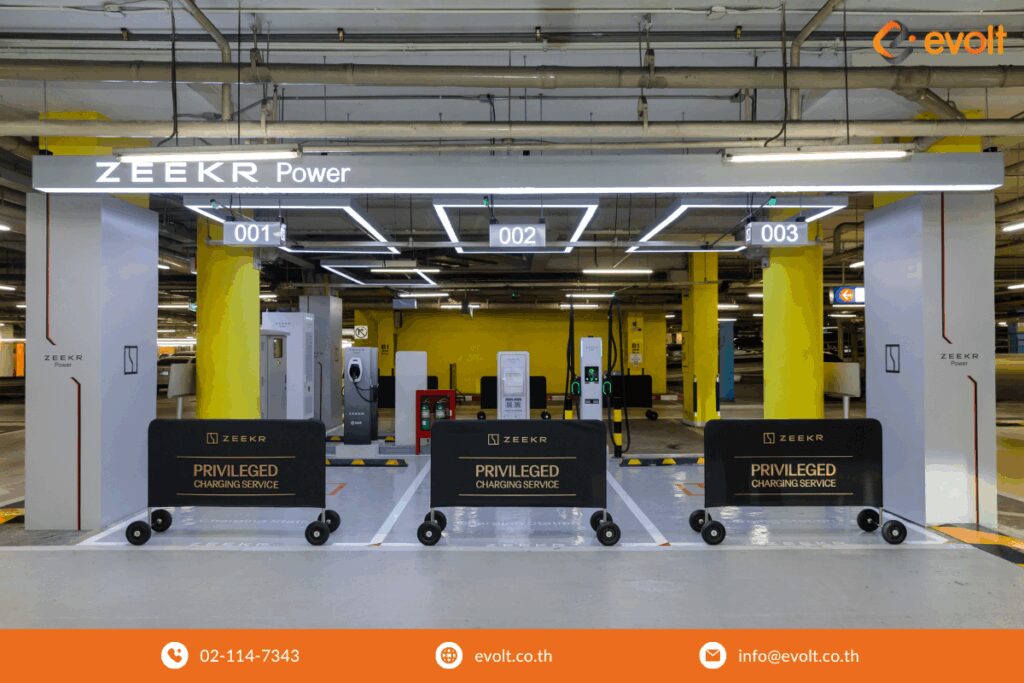 Zeekr Power พร้อมมอบประสบการณ์การชาร์จที่ดีที่สุดจาก Evolt Platform